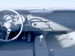 mustang shelby gt 500 1967 Model 3D