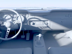mustang shelby gt 500 1967 Modelo 3D