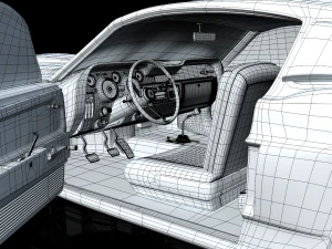 mustang shelby gt 500 1967 Modelo 3D