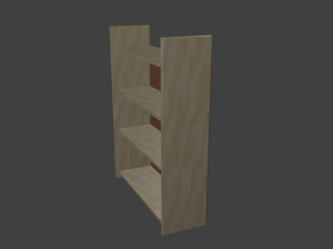 bookshelf 3D 模型