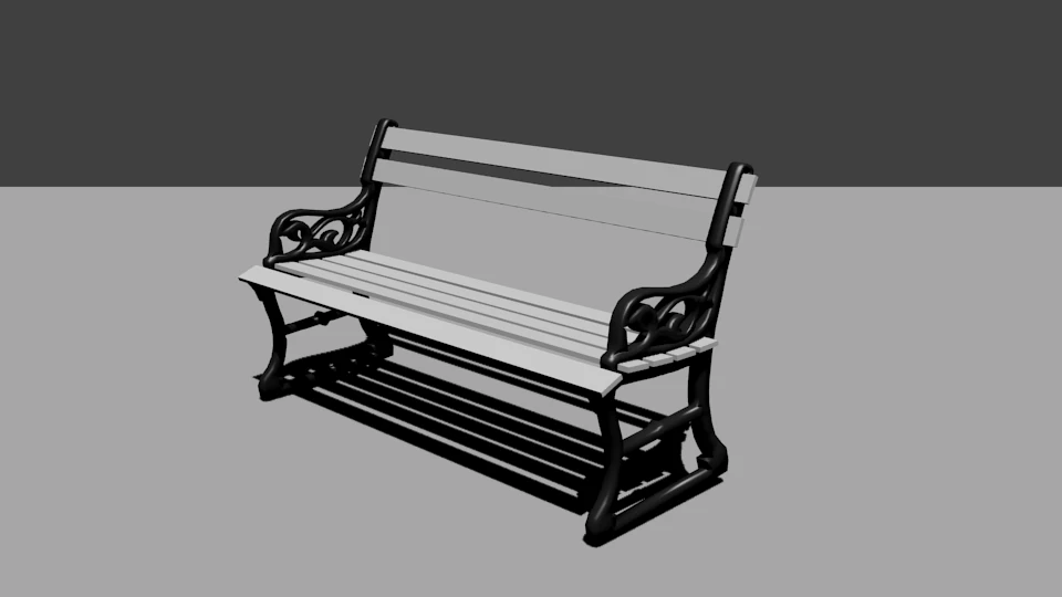 banck 3D Model .c4d .max .obj .3ds .fbx .stl .blend
