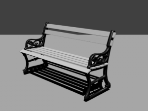 banck 3D-Modell