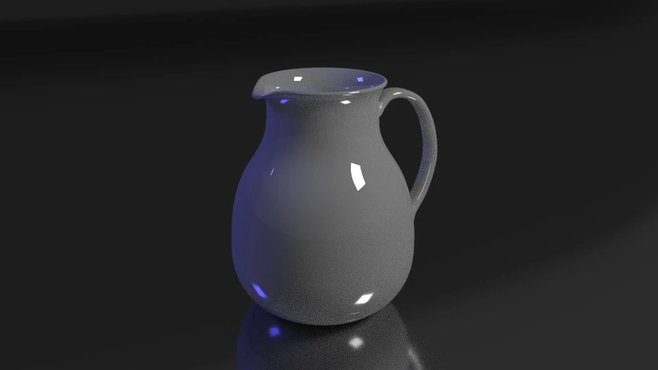 water vase 3D Model .c4d .max .obj .3ds .fbx .stl .blend 