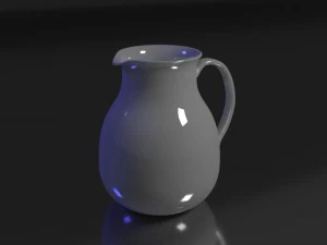 wazon na wodę Model 3D