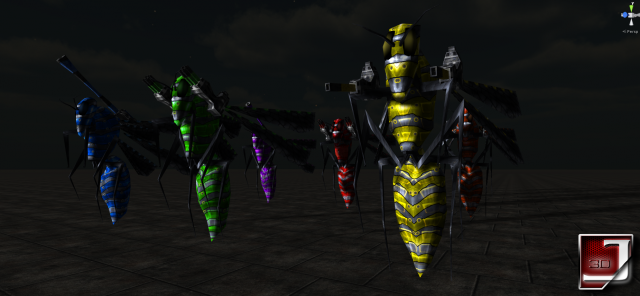 bug assault series 3D Модель .c4d .max .obj .3ds .fbx .stl .blend 