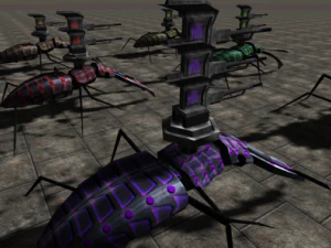 bug assault series 3D Model