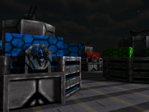 bug assault buildings Model 3D