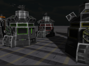 bug assault buildings 3D 모델