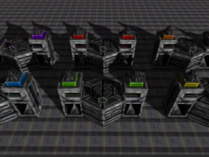 bug assault buildings 3D Model