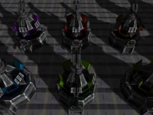 bug assault buildings 3D Model