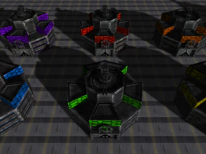 bug assault buildings 3D Model