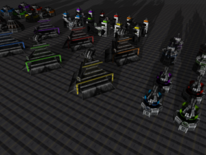 bug assault buildings 3D 모델