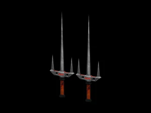 fire melee collection 3D Model