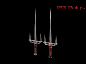 fire melee collection 3D Model