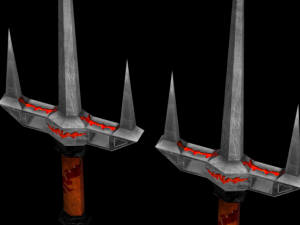 fire melee collection 3D-Modell