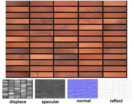 decorative brick 01m CG Textures .c4d .max .obj .3ds .fbx .stl .blend 