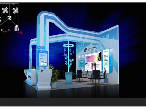 exhibition area 6x6 3dmax2009 3D Model