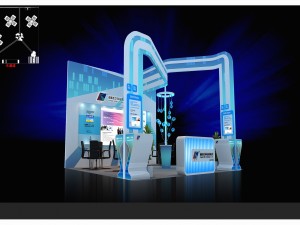 exhibition area 6x6 3dmax2009 3D-Modell