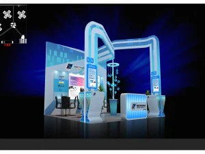 exhibition area 6x6 3dmax2009 3D Model