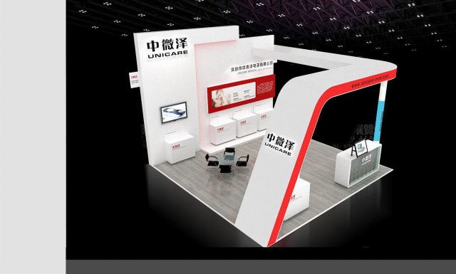 exhibition area 6x63dmax200920492 3D मॉडल .c4d .max .obj .3ds .fbx .stl .blend 