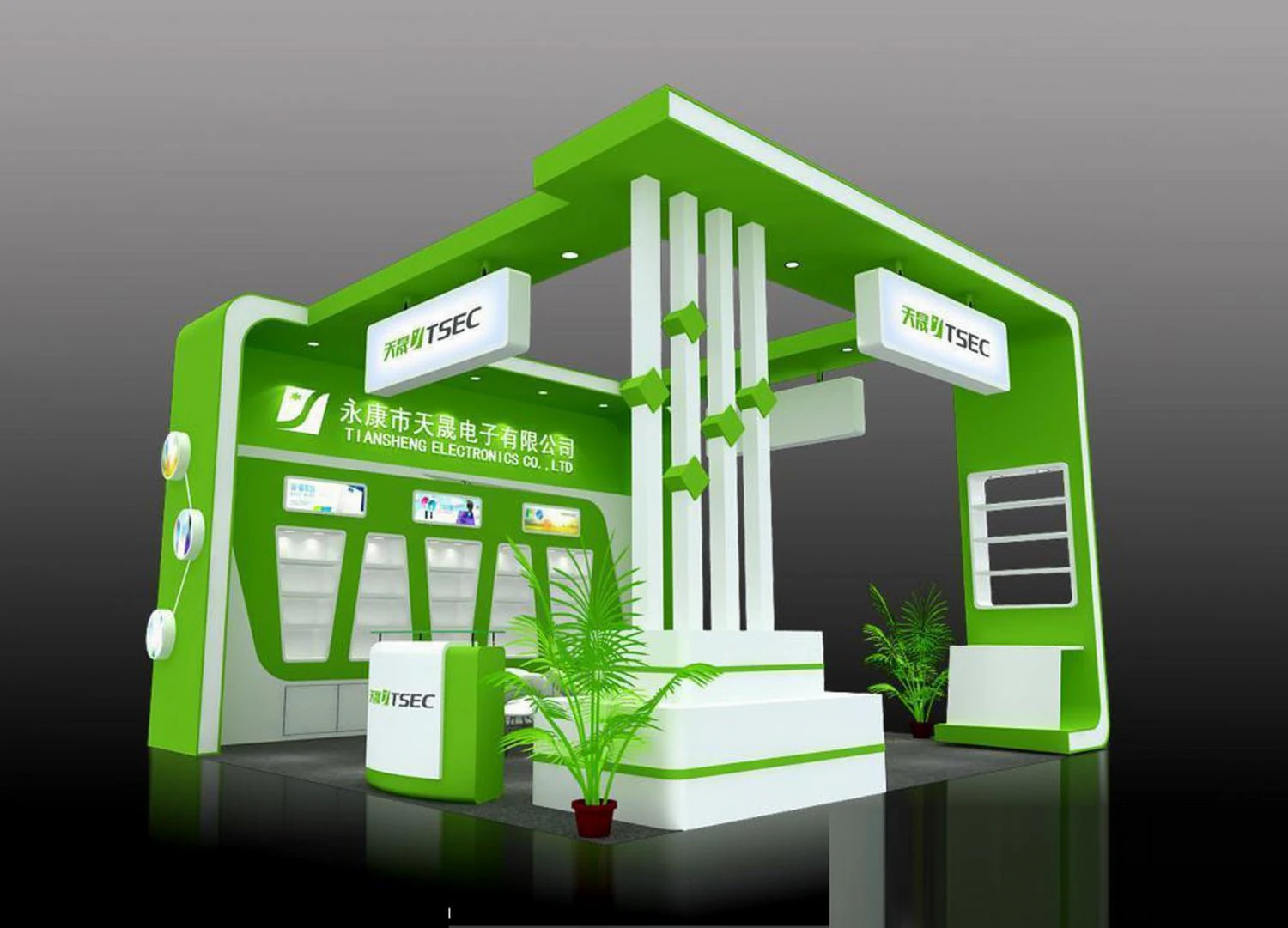 exhibition area 6x63dmax200923623 3D Model .c4d .max .obj .3ds .fbx .stl .blend 