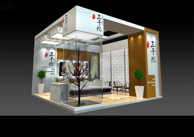 exhibition area 6x63dmax200925043 3D Model .c4d .max .obj .3ds .fbx .stl .blend