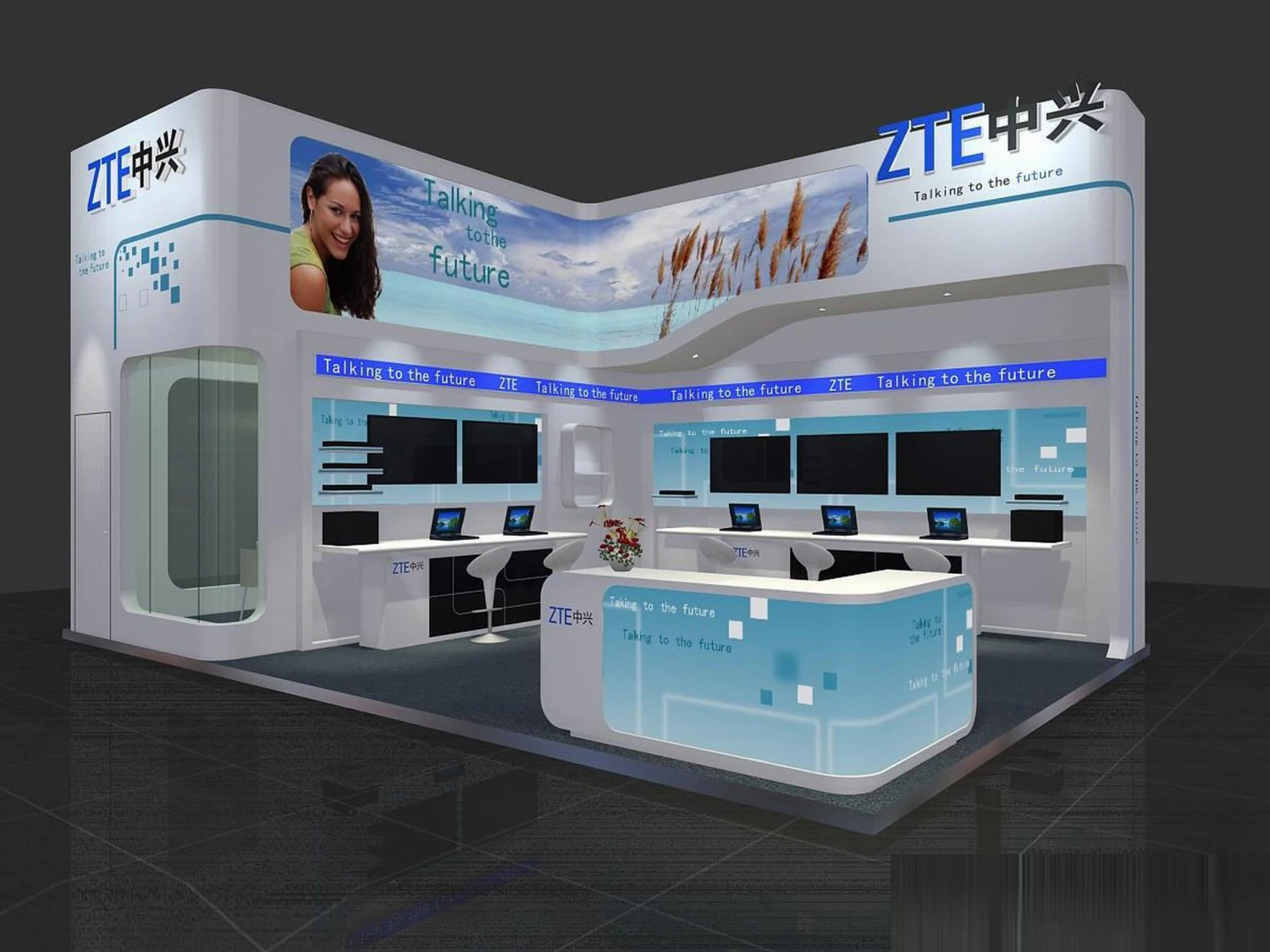 exhibition area 6x93dmax200923794 3D Model .c4d .max .obj .3ds .fbx .stl .blend