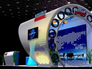 exhibition area 3x73dmax8019381 3D Model