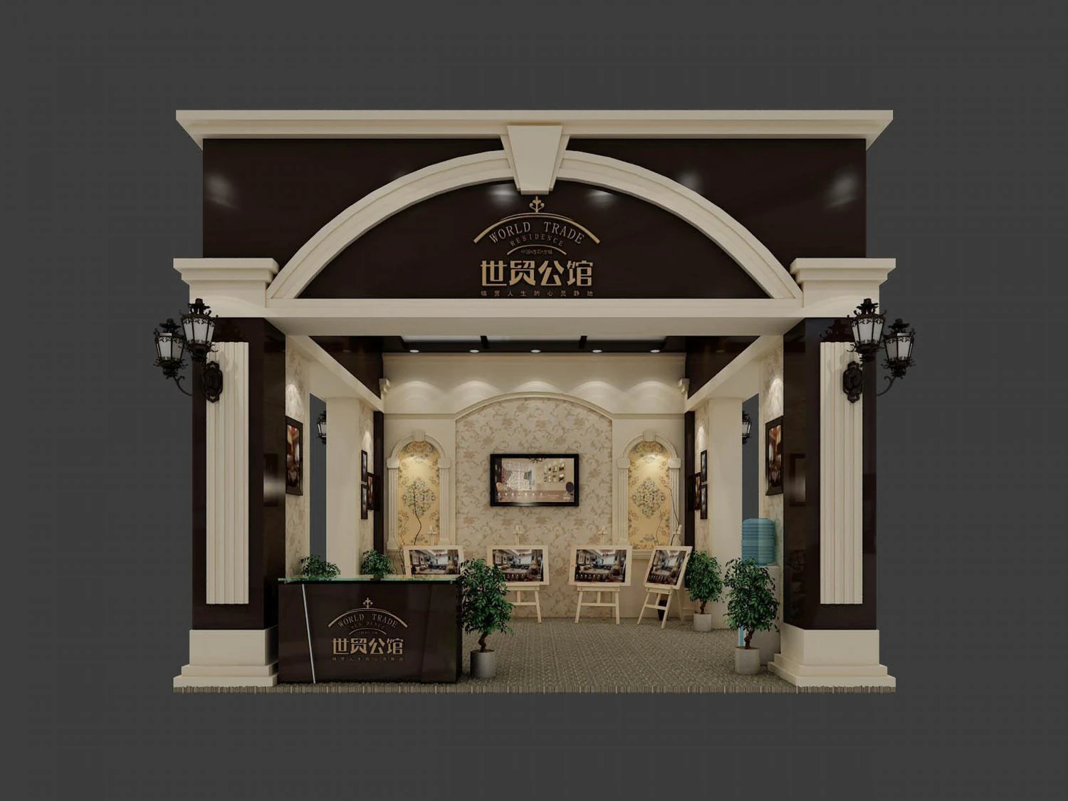 exhibition area 6x63dmax8011705 3D Model .c4d .max .obj .3ds .fbx .stl .blend 