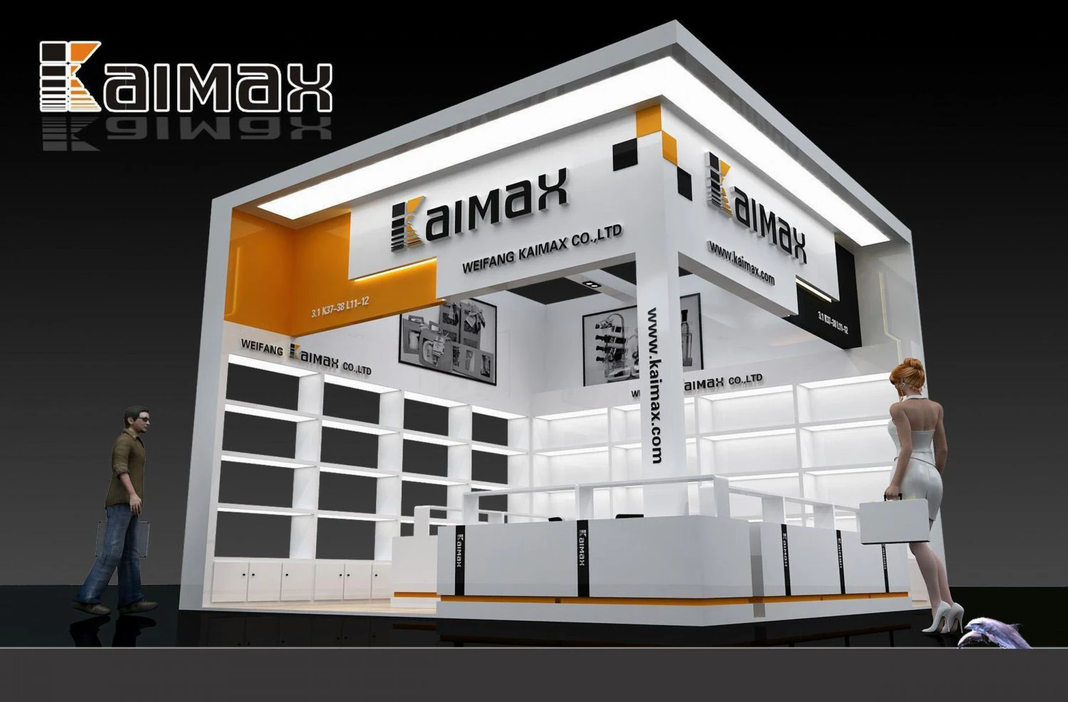 exhibition area 6x63dmax201220467 3D Model .c4d .max .obj .3ds .fbx .stl .blend 