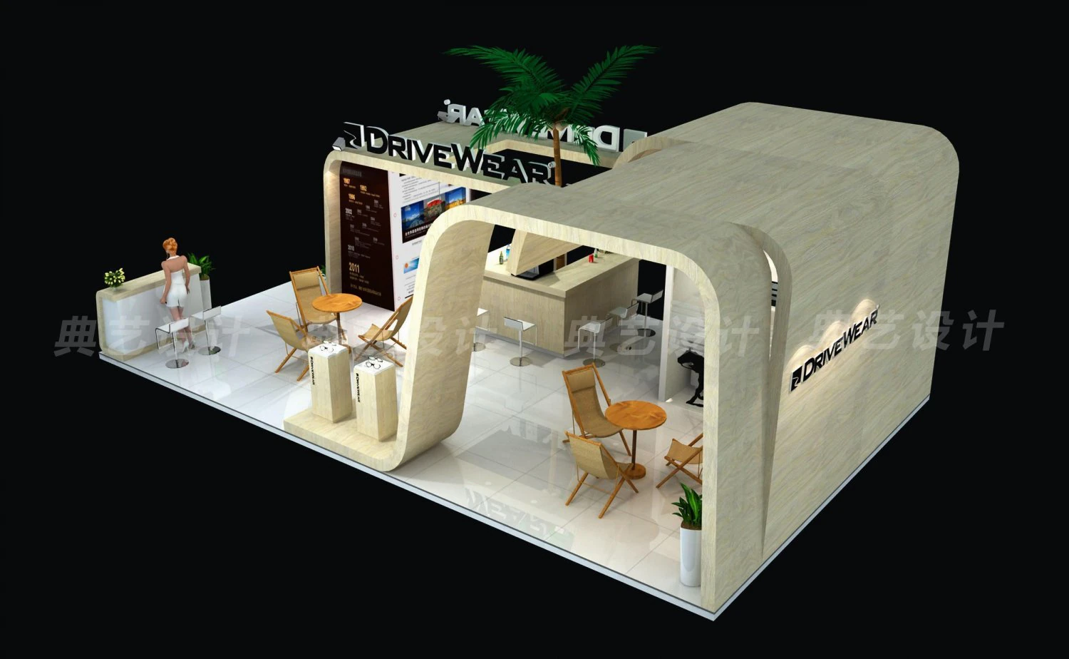 exhibition area 6x103dmax201019491 3D Model .c4d .max .obj .3ds .fbx .stl .blend 
