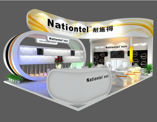 exhibition area 9x63dmax200923682 3D मॉडल .c4d .max .obj .3ds .fbx .stl .blend