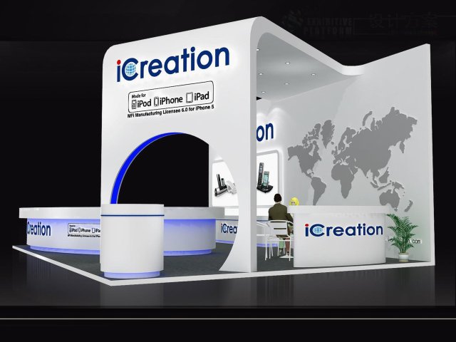 exhibition area 9x63dmax201023830 3D मॉडल .c4d .max .obj .3ds .fbx .stl .blend 