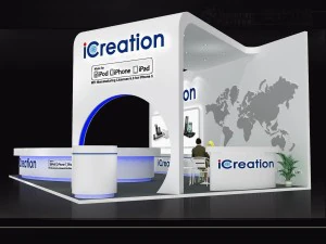 exhibition area 9x63dmax201023830 3D Model