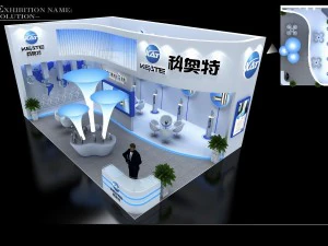 exhibition area 9x63dmax201219029 3D Model