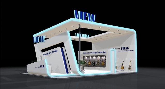 exhibition area 9x63dmax201221514 Model 3D .c4d .max .obj .3ds .fbx .stl .blend 
