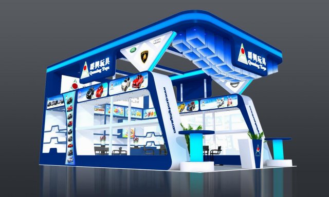 exhibition area 9x63dmax201222101 Modello 3D .c4d .max .obj .3ds .fbx .stl .blend 