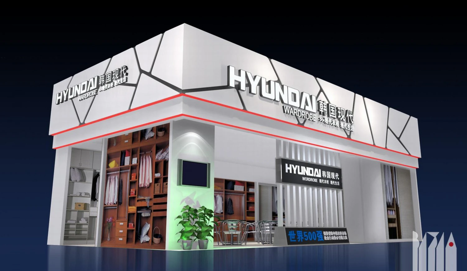 exhibition area 12x63dmax200925343 3D Model .c4d .max .obj .3ds .fbx .stl .blend 