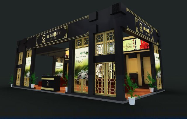 exhibition area 12x63dmax200925506 3D Модель .c4d .max .obj .3ds .fbx .stl .blend