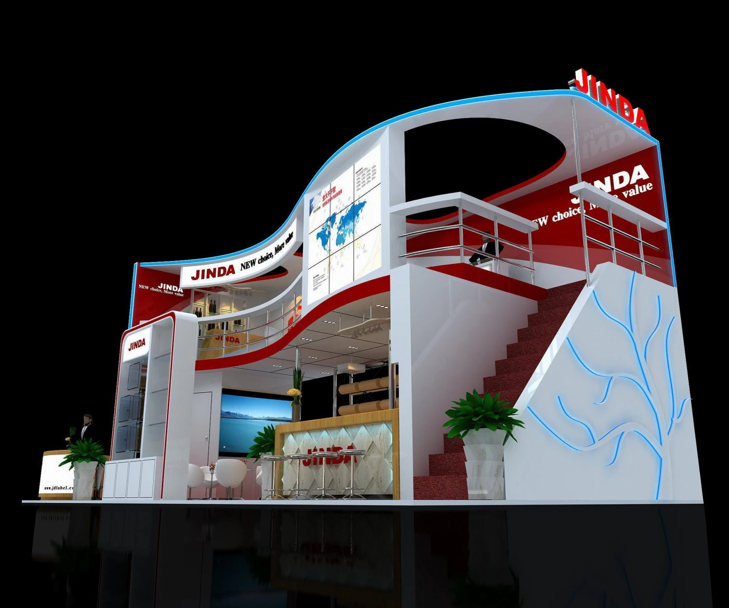 exhibition area 12x63dmax201218803 3D Model .c4d .max .obj .3ds .fbx .stl .blend 