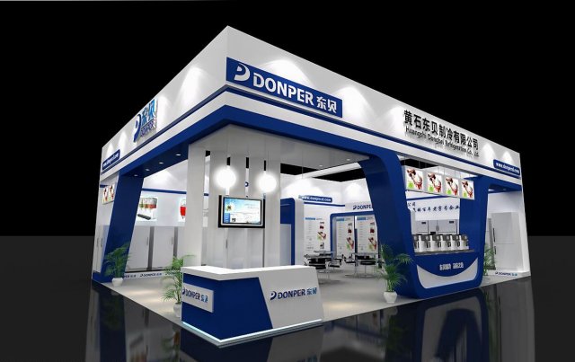 exhibition area 12x93dmax201025458 3D 모델 .c4d .max .obj .3ds .fbx .stl .blend 