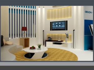 exhibition area 12x123dmax200924368 3D 모델