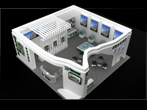 exhibition area 12x123dmax201122730 3D Model