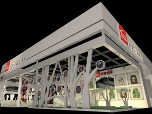 exhibition area 12x153dmax2009 Model 3D