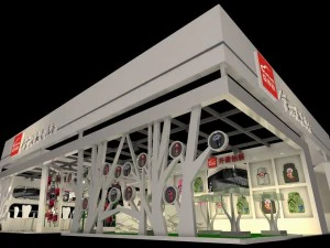 Выставочная площадь 12x153dmax2009 г. 3D Модель