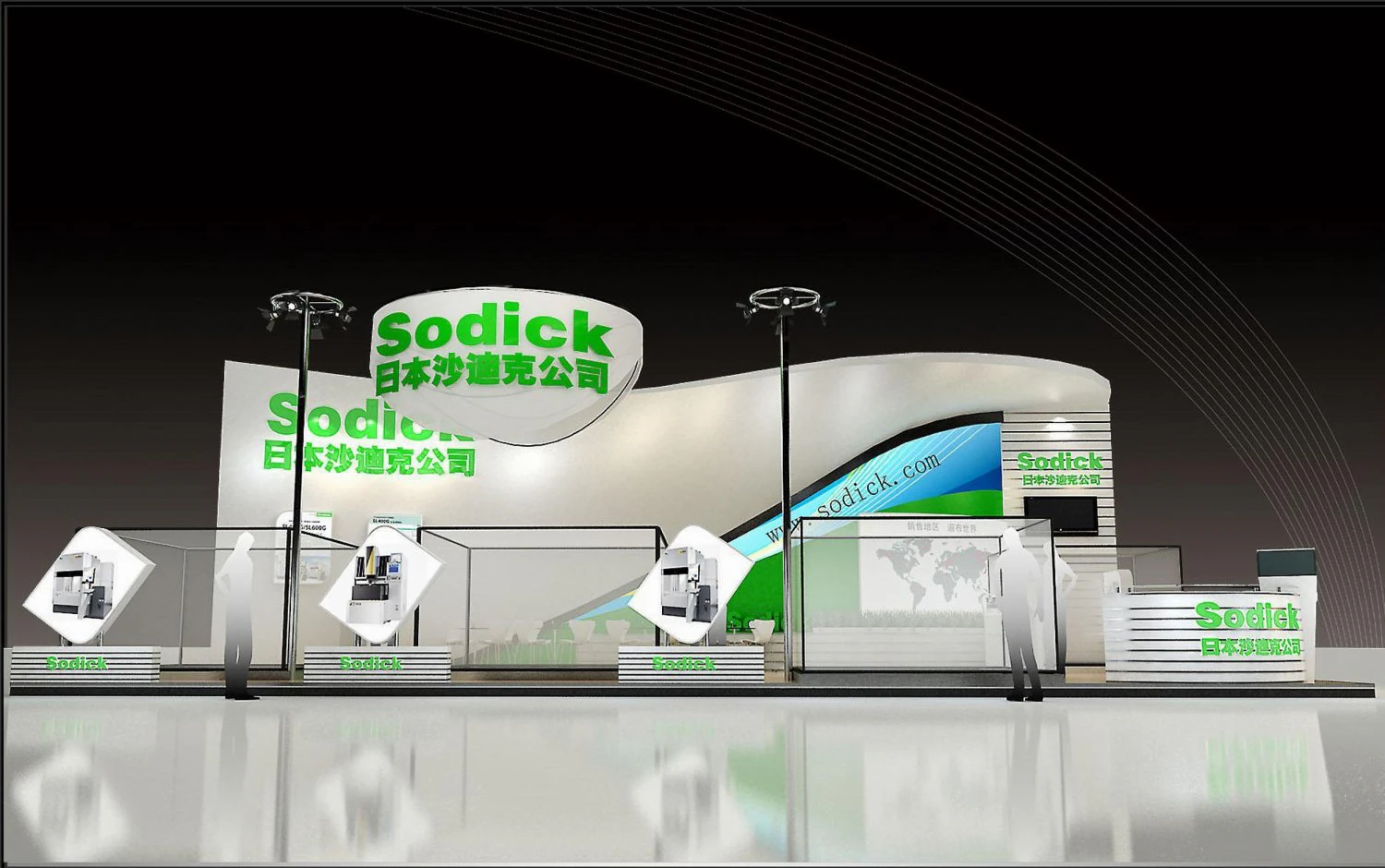 exhibition area 15x83dmax200924270 3D Model .c4d .max .obj .3ds .fbx .stl .blend