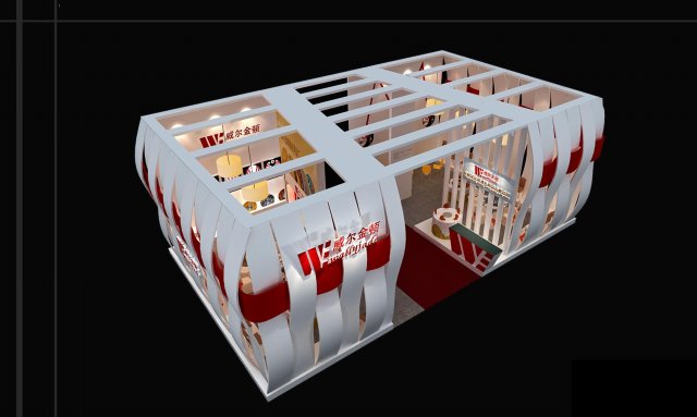 exhibition area 15x93dmax200924768 Modèle 3D .c4d .max .obj .3ds .fbx .stl .blend