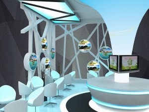 exhibition area 15x123dmax200920070 3D Model