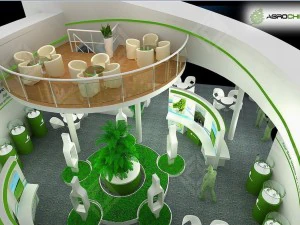 exhibition area 15x123dmax200921123 3D Model