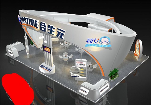 exhibition area 15x123dmax200921597 3D मॉडल .c4d .max .obj .3ds .fbx .stl .blend